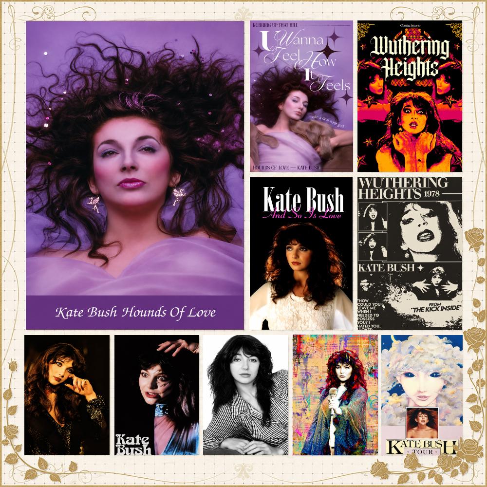Home Gym Icon - Piosenkarka K-Kate Bush – Plakat z