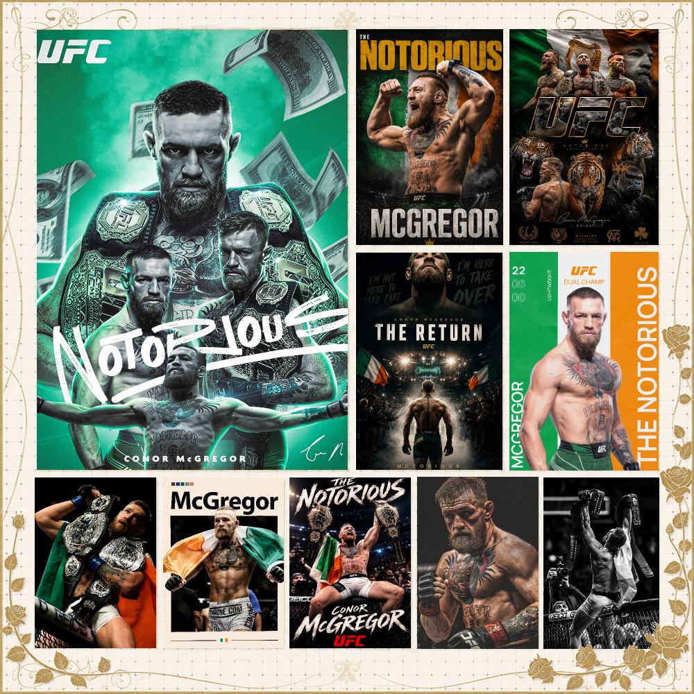Home Gym Icon - Plakat z wizerunkiem wojownika C-Conora McGregora,