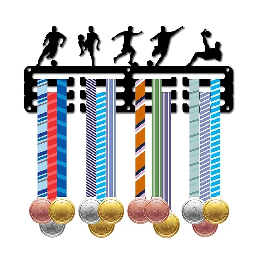 Home Gym On Wall - Uchwyt ścienny na medale sportowe (piłka