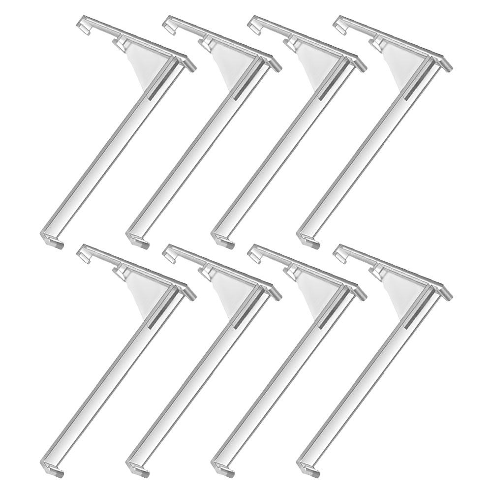 Vertical Leg Press - 8 szt. Przezroczyste klipsy do firanek,