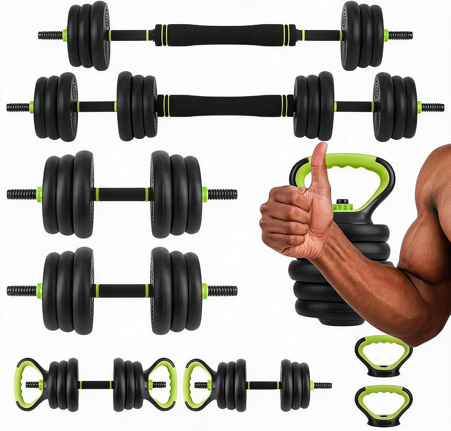 Home Gym Mini - Zestaw hantli regulowanych 4 w 1,