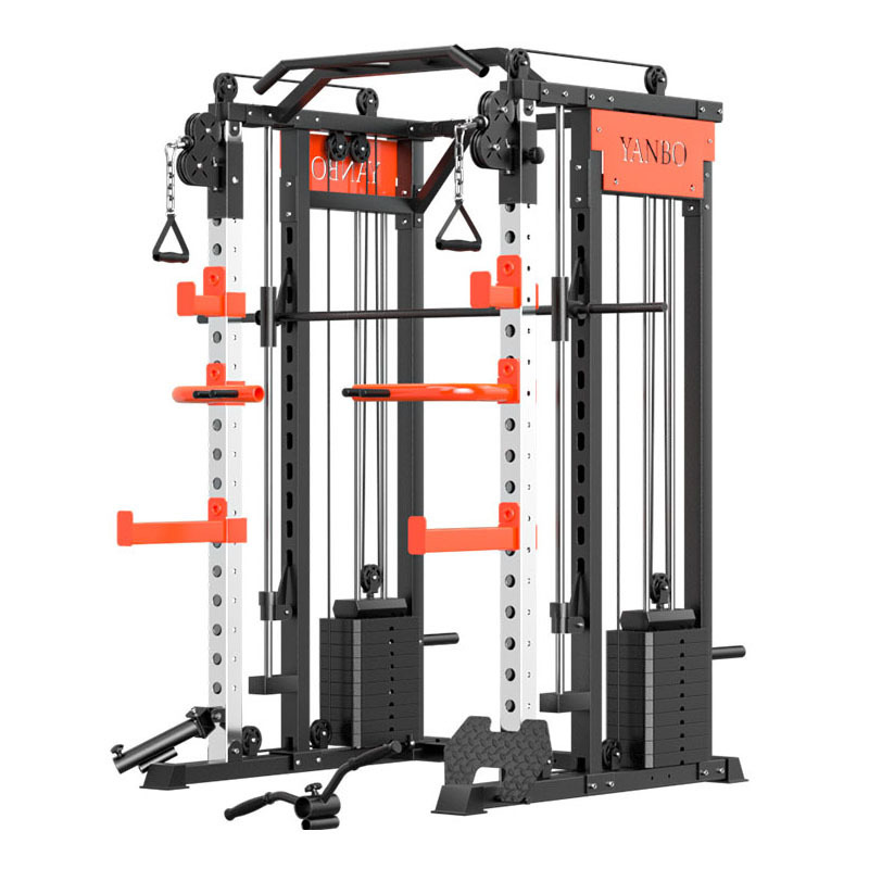 Home Gym Smith - Wielofunkcyjny stojak do przysiadów z maszyną