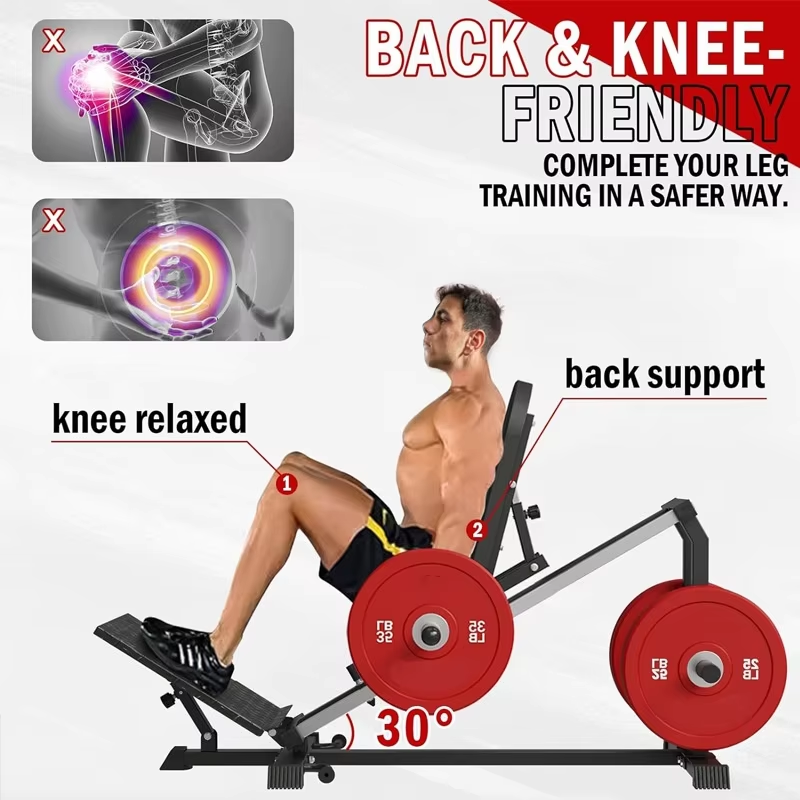 Home Gym Hip Thrust Machine - Urządzenie do treningu pośladków 2w1 z