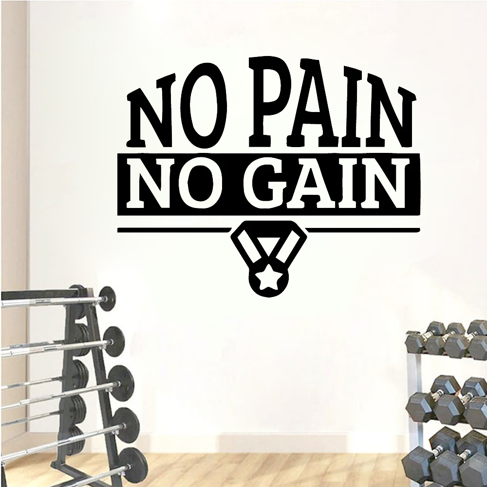 Home Gym Quotes - Naklejki na ścianę do siłowni z
