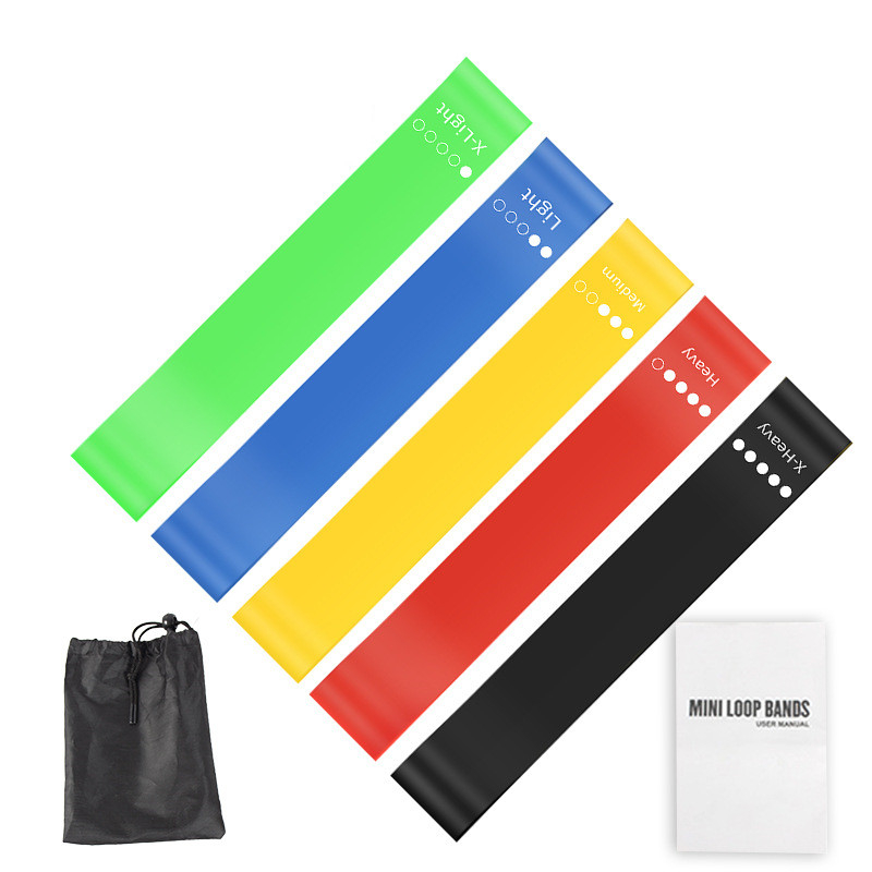 Home Gym Mini - Zestaw 5 gum oporowych TPE z