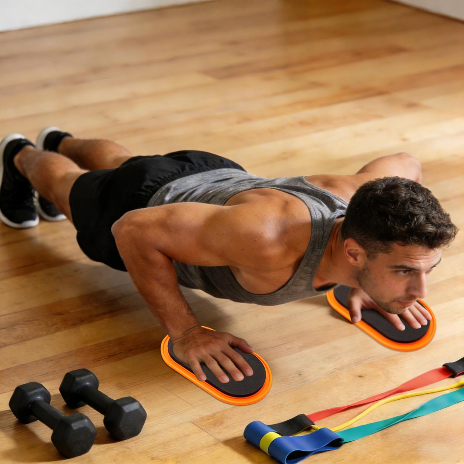 Home Gym Daily Routine - Ślizgacze do ćwiczeń o owalnym kształcie,