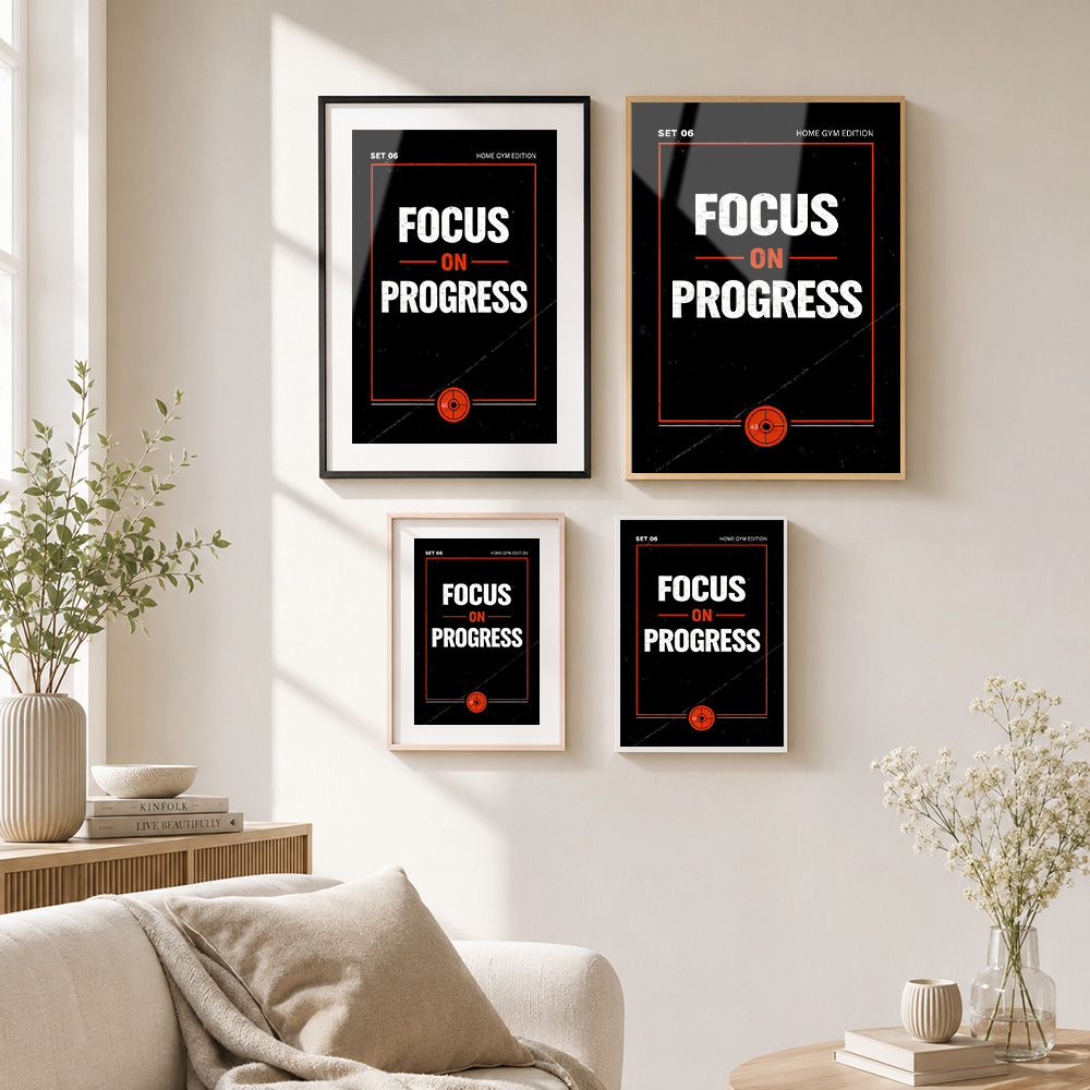 Motywacja do ćwiczeń „Skup się – Home Gym On Wall recenzja i cena