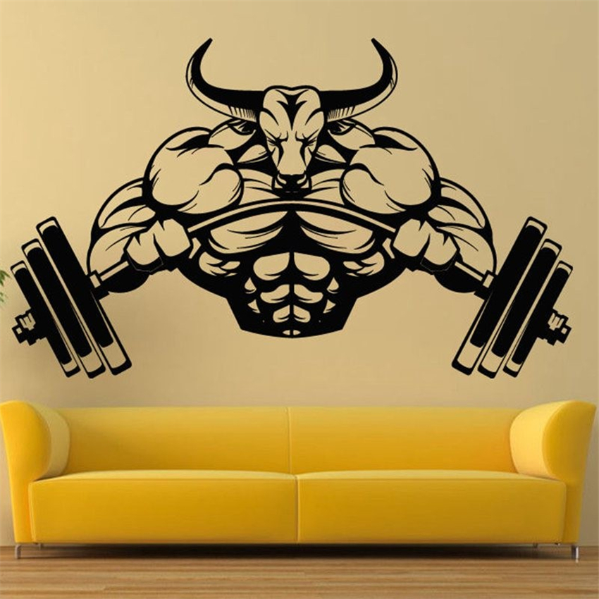 Naklejka do siłowni Fitness ku – Home Gym On Wall recenzja i cena