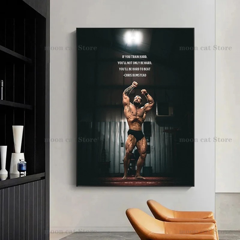 Chris Bumstead kulturysta Fitn – Home Gym Quotes recenzja i cena