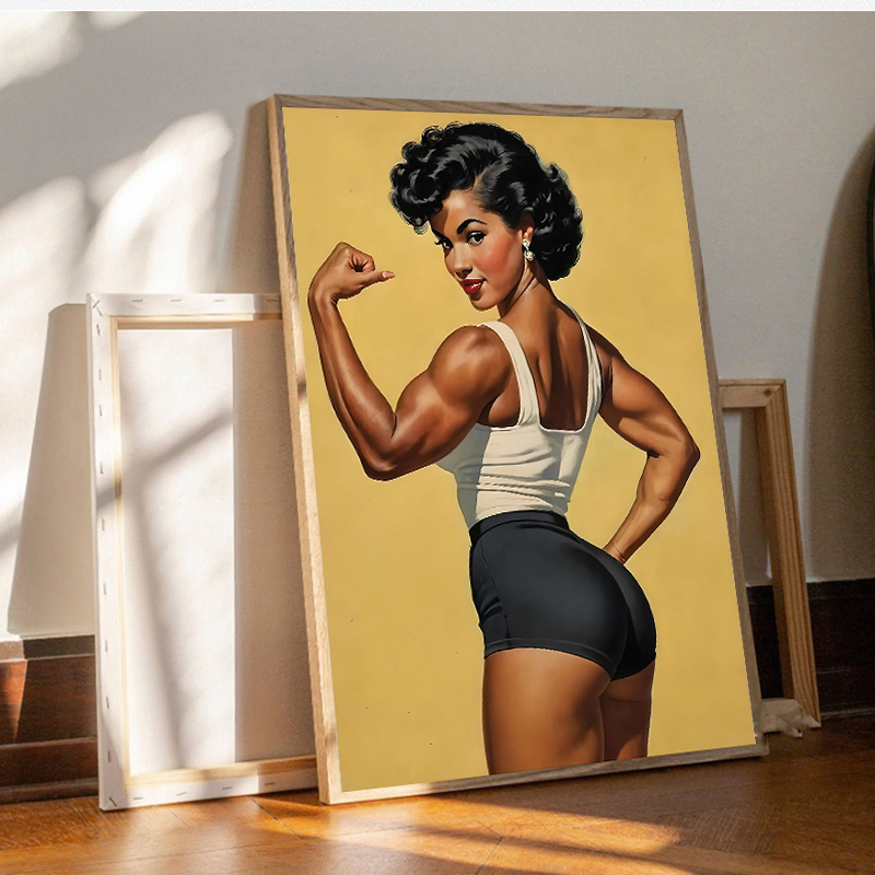 Plakat i obraz na płótnie, mot – Home Gym On Wall recenzja i cena