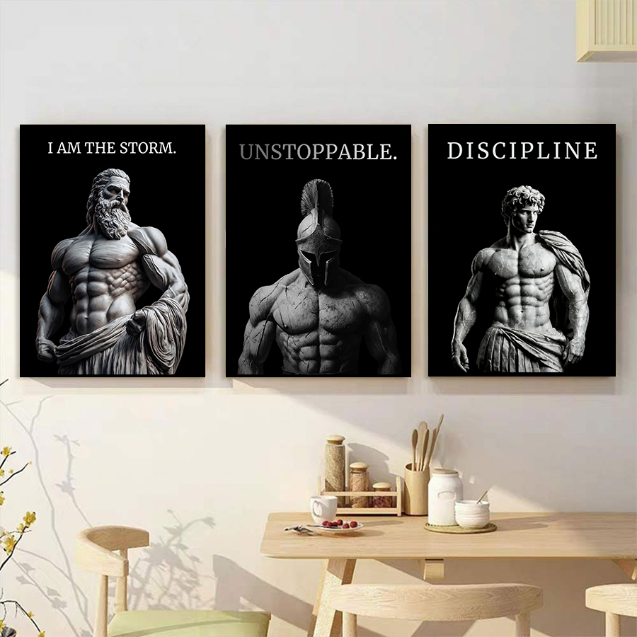 Grecko-rzymski wojownik, motyw – Home Gym Quotes recenzja i cena