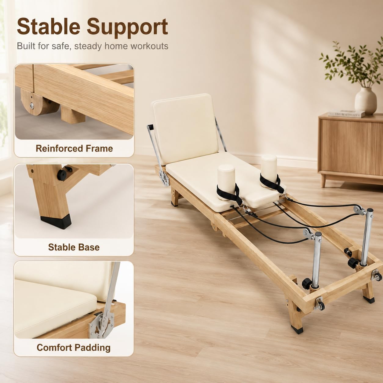Składany sprzęt do pilatesu Re – Home Gym Tunturi recenzja i cena