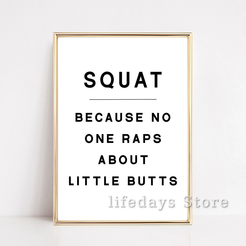 Fitness Work Out Śmieszne Cyta – Home Gym Quotes recenzja i cena
