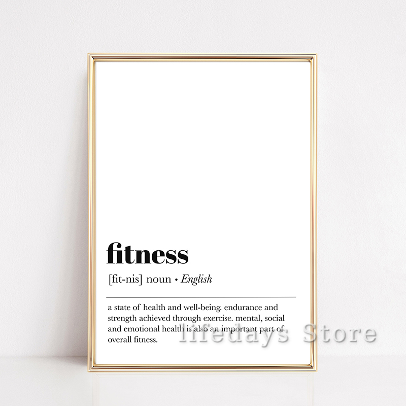 Fitness Work Out Śmieszne Cyta – Home Gym Quotes recenzja i cena