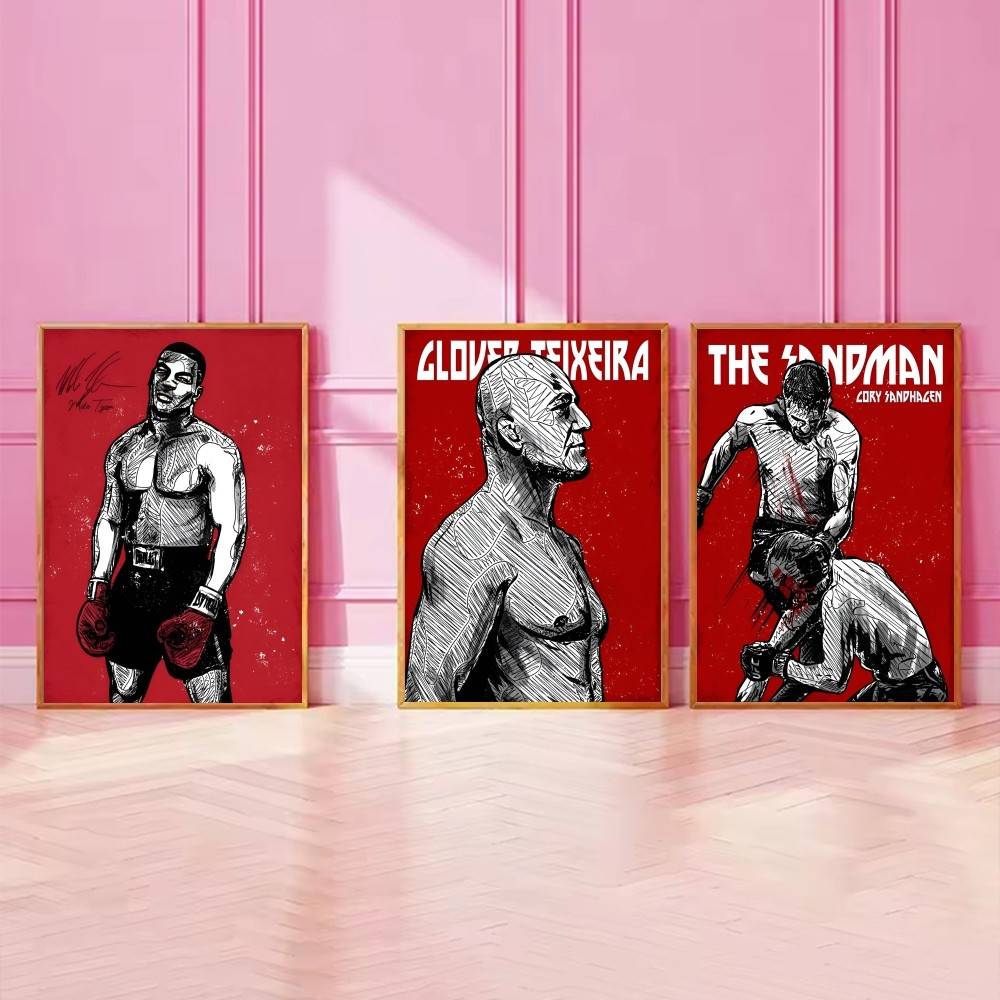 Plakat Papierowy z Atletą, Gru – Home Gym Quotes recenzja i cena