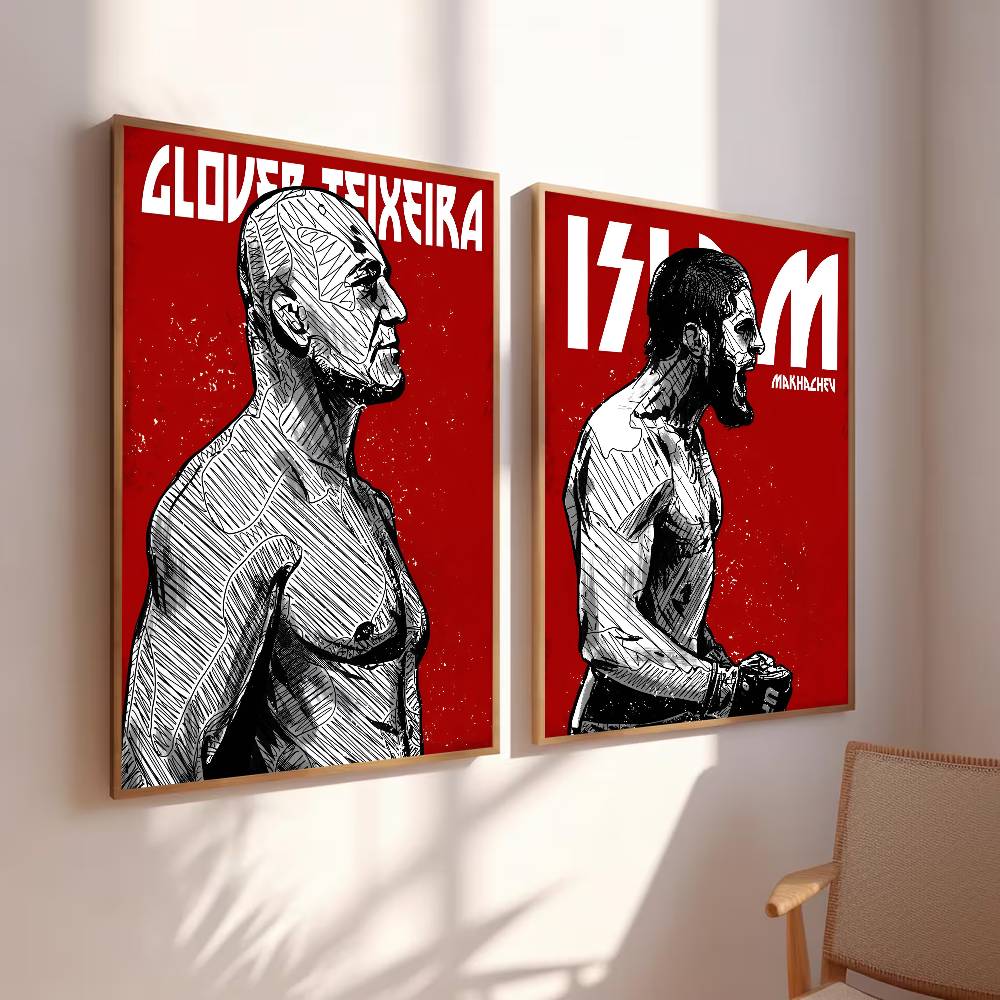 Plakat Papierowy z Atletą, Gru – Home Gym Quotes recenzja i cena