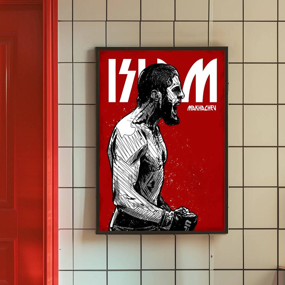 Plakat Papierowy z Atletą, Gru – Home Gym Quotes recenzja i cena