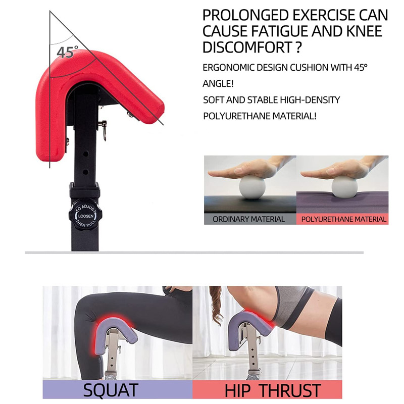 Składany komercyjny przyrząd d – Home Gym Hip Thrust Machine recenzja i cena