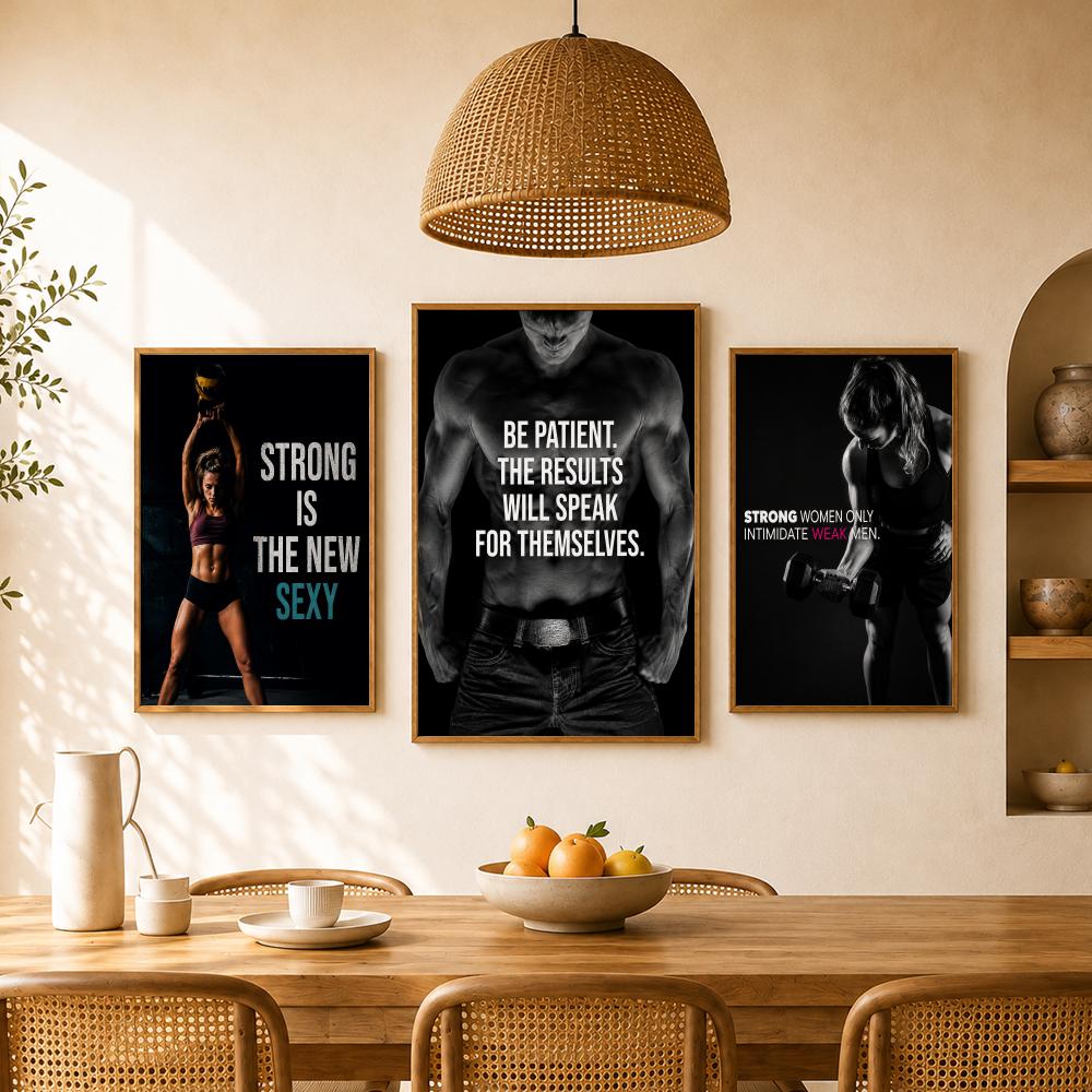 Motywacja do ćwiczeń na siłown – Home Gym Quotes recenzja i cena