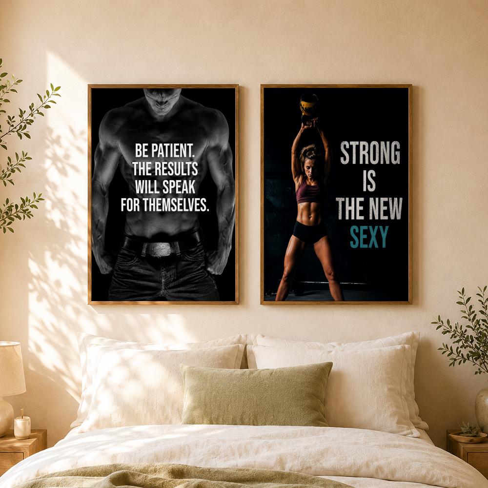 Motywacja do ćwiczeń na siłown – Home Gym Quotes recenzja i cena