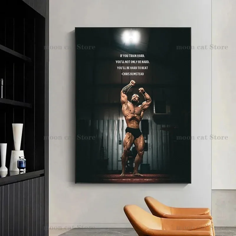 Obraz na Płótnie Chris Bumstea – Home Gym On Wall recenzja i cena