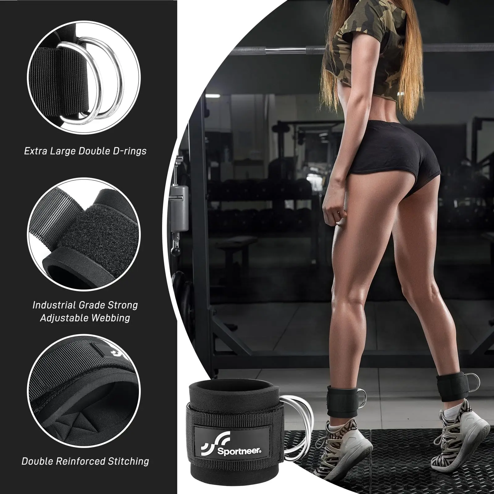 Sportneer – regulowane paski n – Home Gym Leg Extension Machine recenzja i cena