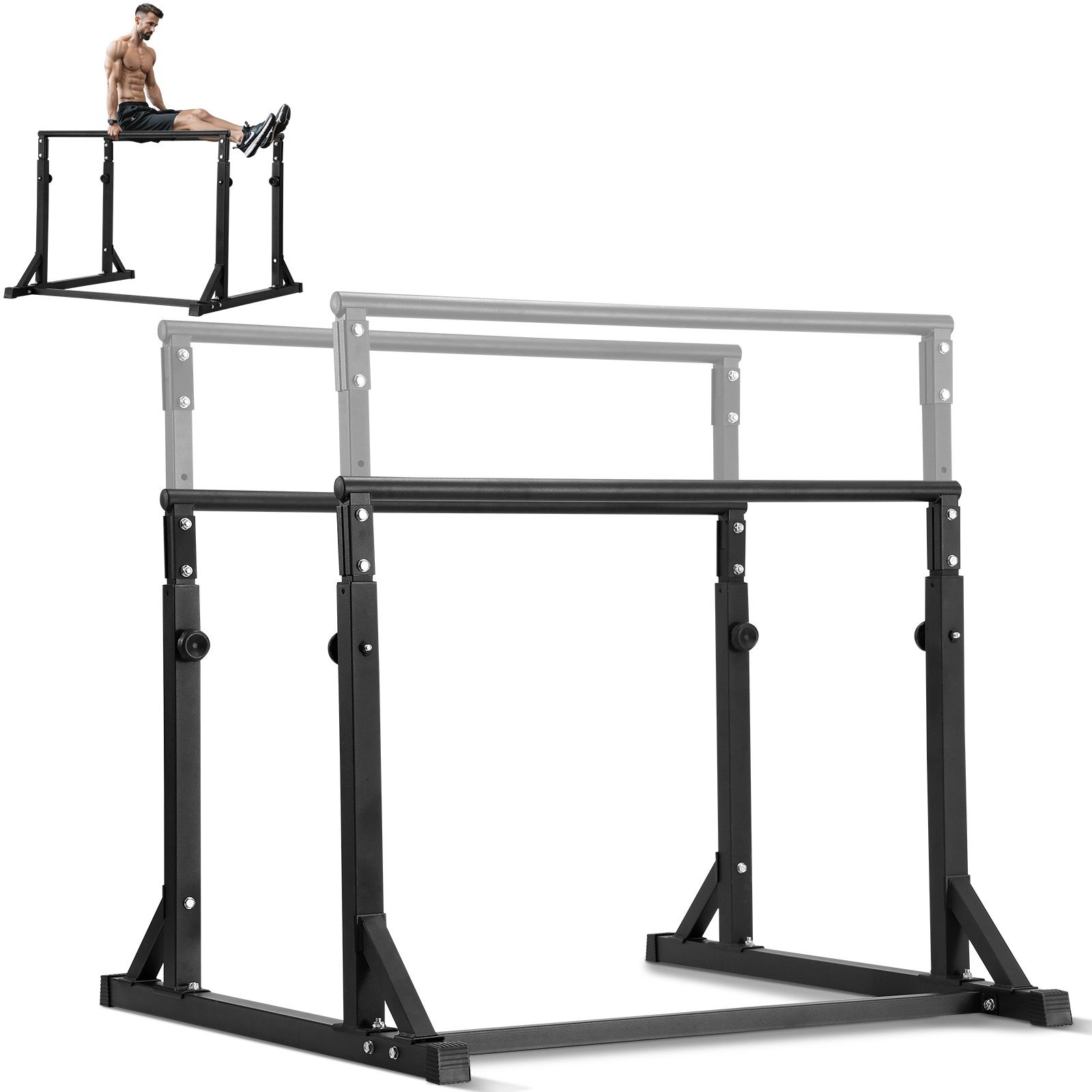 Stojak do pompek, udźwig 360 k – Dip Station Parallel recenzja i cena