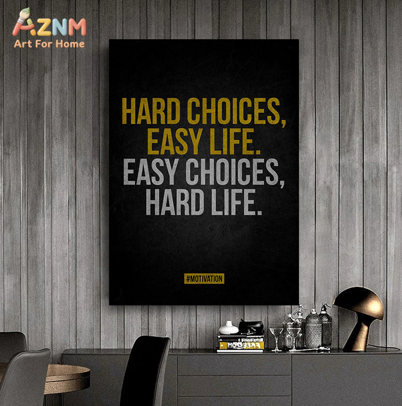 AZNM Motywacyjny Cytat na Płót – Home Gym Quotes recenzja i cena