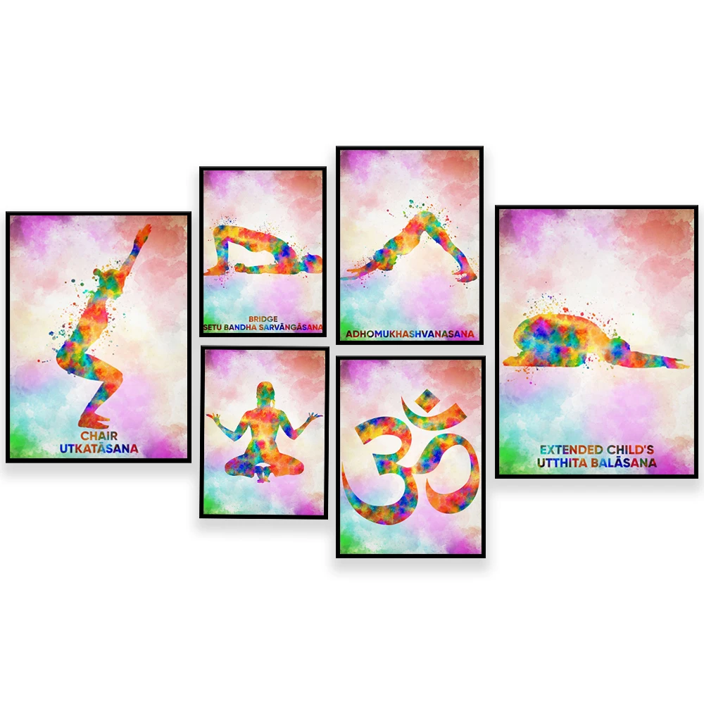 Yoga Ashtanga Pose Poster Home – Home Gym York recenzja i cena