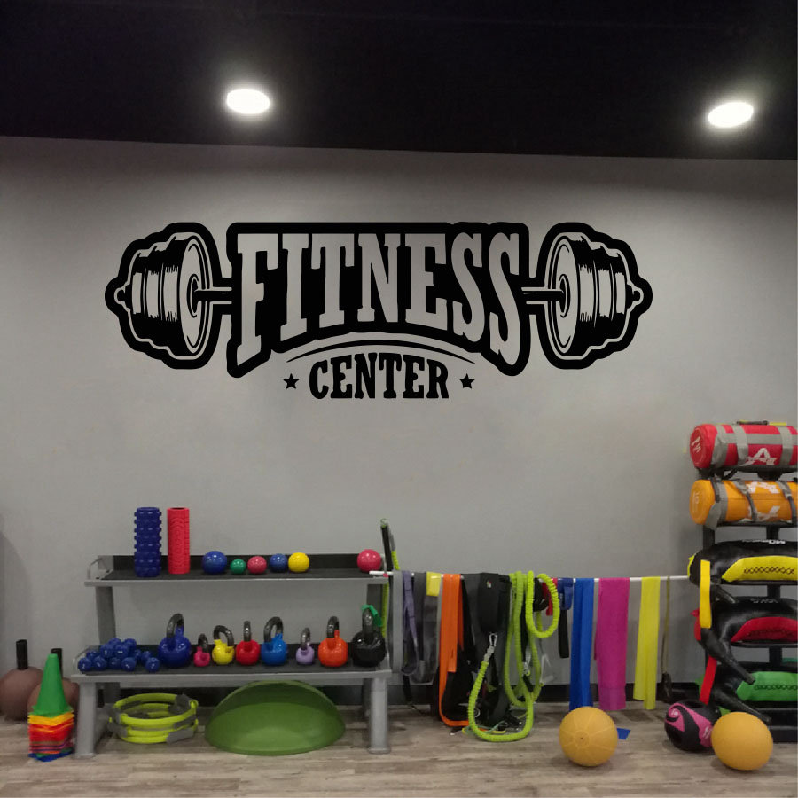 Gym winylowa naklejka ścienna  – Home Gym On Wall recenzja i cena
