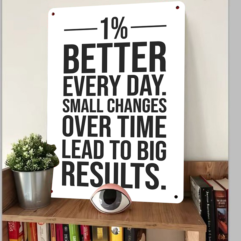 1% lepszy każdego dnia - motyw – Home Gym Quotes recenzja i cena