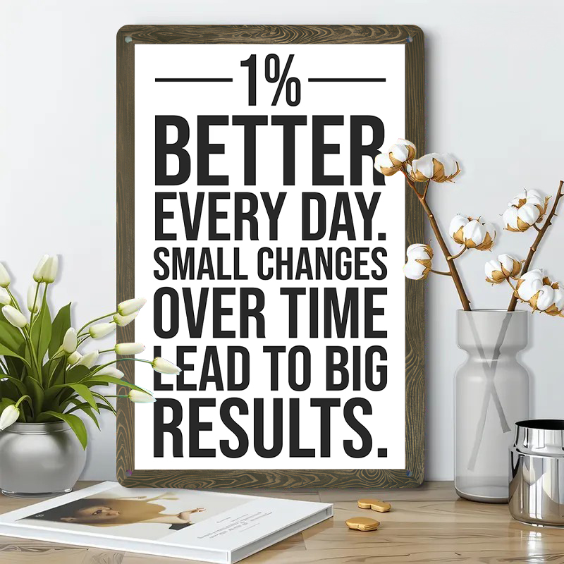 1% lepszy każdego dnia - motyw – Home Gym Quotes recenzja i cena