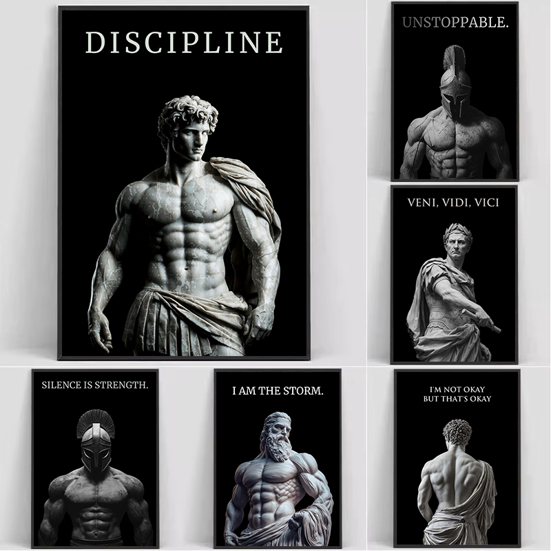 Retro Statua Rzymskiego Wojown – Home Gym Quotes recenzja i cena