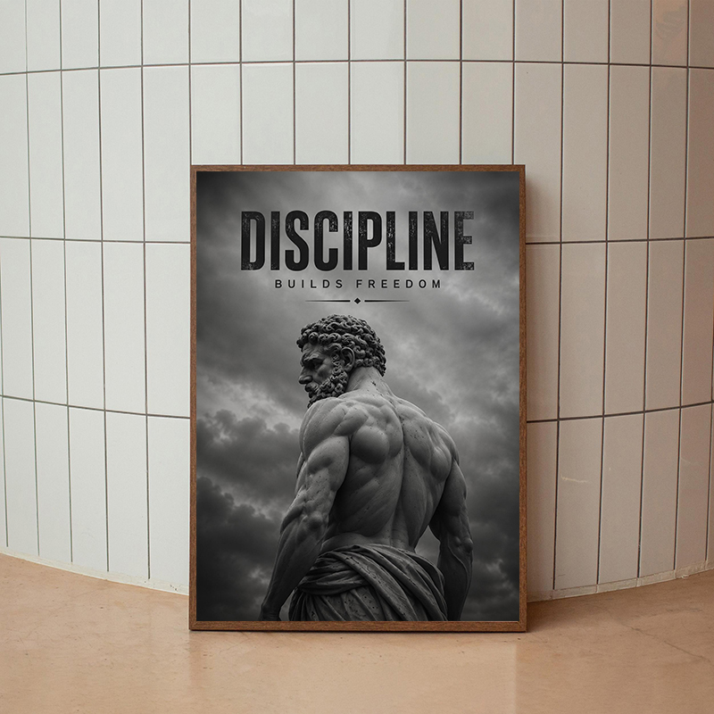 Nowoczesny motywacyjny plakat  – Home Gym Quotes recenzja i cena